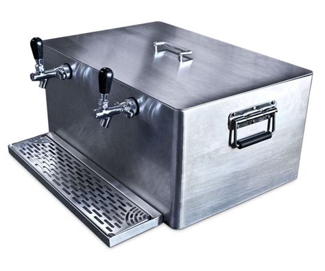 stainless steel beer jockey box|coldbreak 2 tap jockey box.